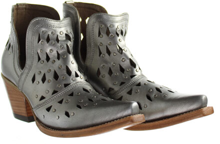 Ariat Dixon Studded Dames Zilveren Laarzen - EU 37 / UK 4