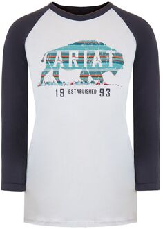 Ariat Logo Heren Wit Top