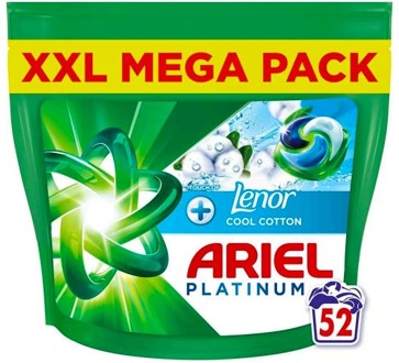 Ariel Wasmiddel Ariel Platinum+ Pods Lenor Cool Cotton 52 st