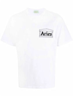 Aries T-Shirt Aries , White , Heren - M