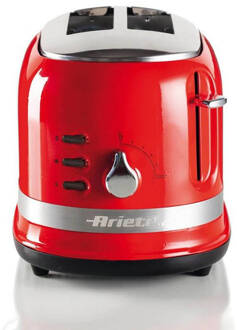 Ariete Moderna Broodrooster - 2 Extra Brede Sleuven - Rood