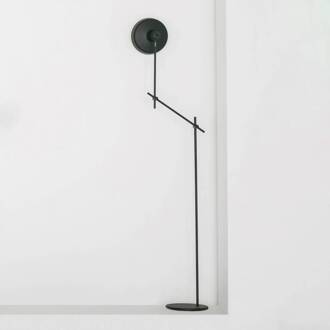 Arigato vloerlamp, driedelige arm, zwart