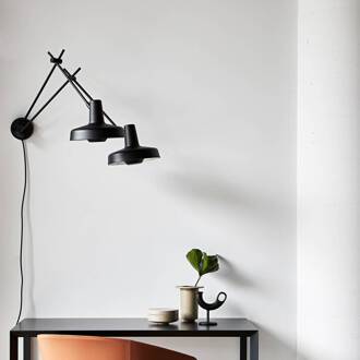 Arigato wandlamp 2-lamps 70 cm zwart
