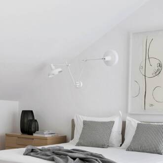 Arigato wandlamp 2-lamps 90cm wit