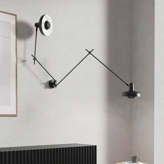Arigato wandlamp 2-lamps 90cm zwart
