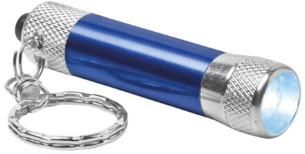 Arizo sleutelhanger met aluminium zaklamp Blauw - One size