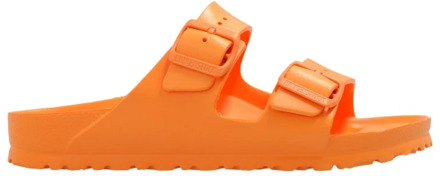 Arizona Eva-slippers Birkenstock , Orange , Dames - 36 Eu,39 EU