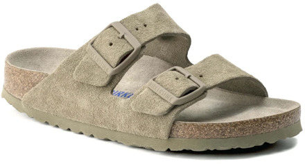 Arizona SFB VL Faded Khaki Narrow Dames Slippers - Khaki - Maat 39