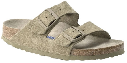 Arizona SFB VL Faded Khaki Narrow Dames Slippers - Khaki - Maat 40