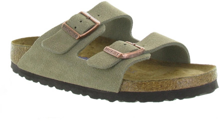 Arizona SFB VL Narrow Dames Slippers - Taupe - Maat 40