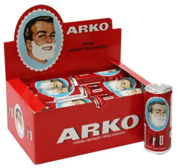 Arko Stick Shaving Soap 75 Gr x 10 Pcs Stick Barbers Choice for Traditional Shave BEST