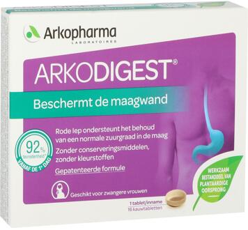 Arkopharma Arkodigest  - 16 Kauwtabletten - Kruidenpreparaat - Voedingssupplement