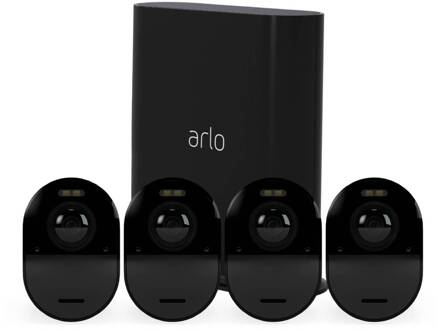 Arlo Ultra 2 wire-free 4-pack IP-camera Zwart