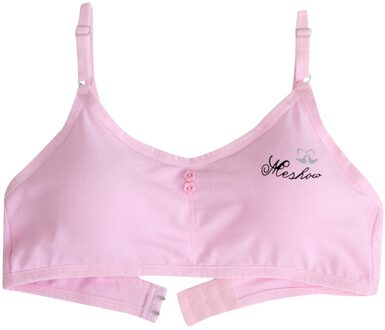Arloneet Kids Meisjes Ondergoed Verstelbare Beha Vest Kinderen Katoen Gemengd Ondergoed Ondergoed Kleding Puberteit Kleding roze