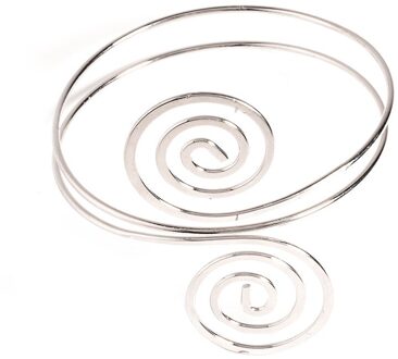 Arm Armband Verstelbare Zilver Goud Kleur Arm Manchet Bangle Mode Pulseiras Bijoux Minnaar Armband Hip Hop Armbanden Voor Vrouwen