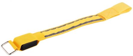 Arm Warmer Riem Fiets Led Armband Led Veiligheid Sport Reflecterende Riem Snap Wrap Arm Band Armband geel