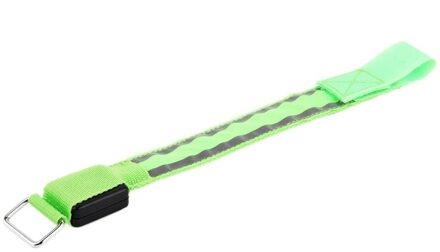 Arm Warmer Riem Fiets Led Armband Led Veiligheid Sport Reflecterende Riem Snap Wrap Arm Band Armband groen