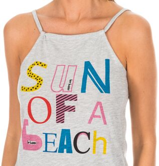 Armand Basi Damestop met ovale hals en dunne riem ADM0104 - maat Grijs