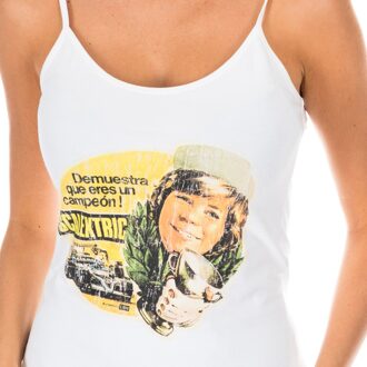 Armand Basi Dunne tanktop met ronde hals ADM0027 vrouw Wit - S