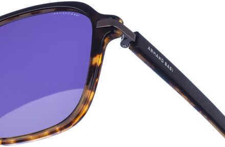 Armand Basi Rechthoekige zonnebril AB12309 unisex Paars - One Size