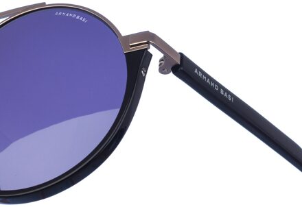 Armand Basi Unisex AB12315 Ronde Zonnebril Zwart - One Size