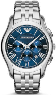 Armani AR1787 - Horloge - 45 mm - Staal - Zilverkleurig