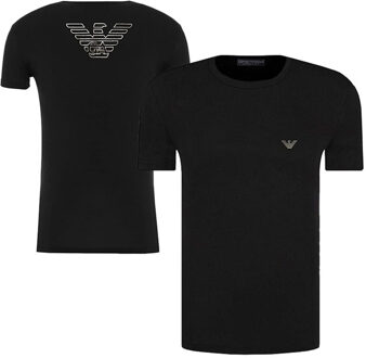 Armani Basic T-Shirt O-Neck Zwart-S