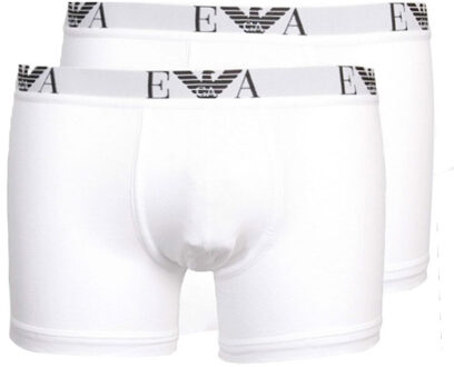 Armani Boxers (2-pack) - heren boxers lang - wit -  Maat: L