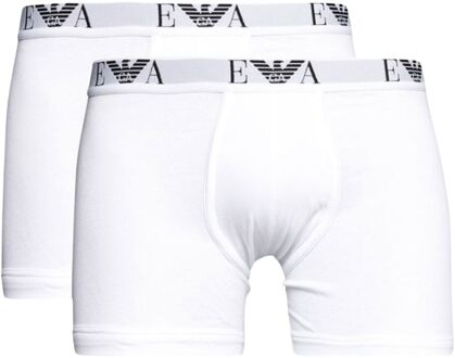 Armani Boxers (2-pack) - heren boxers lang - wit -  Maat: L