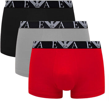 Armani boxershort 3-pack rood-grijs-zwart Multi - L