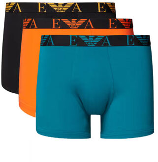 Armani boxershorts 3-pack multi color Oranje