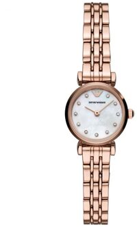 Armani dames AR11203 horloge - maat Roségoud