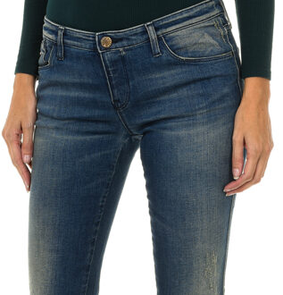 Armani Damesjeans met lange skinny fit 6X5J06-5D06Z - maat Blauw