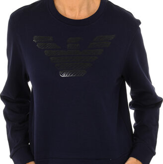 Armani Damestrui met lange mouwen en ronde hals 7V5M75-5J42Z Blauw