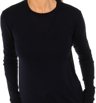 Armani Damestrui met lange mouwen en ronde hals 7V5MY3-2M1DZ Blauw - EU 40 / UK 12