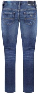 Armani Emporio Armani J06 Skinny Fit Regular Waist Dames Jeans Blauw