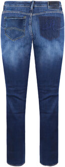 Armani Emporio Armani J23 Push Up Fit Mid Rise Dames Jeans Blauw
