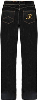 Armani Emporio Armani J33 Regular Fit Wijde Benen Dames Jeans - maat Zwart