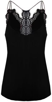 Armani Exchange Afgezette Zijden Top Dames Zwart - L