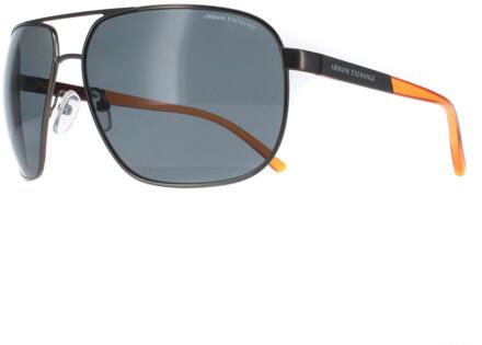 Armani Exchange AX2040S 600387 grijs gepolariseerd zonnebril