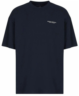 Armani Exchange Basis T-shirt Armani Exchange , Blue , Heren - L,M,Xs