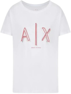 Armani Exchange Basis T-shirt Armani Exchange , White , Dames - L