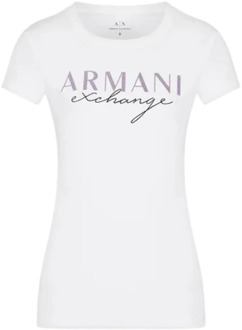Armani Exchange Basis T-shirt Armani Exchange , White , Dames - M,S