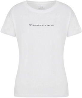 Armani Exchange Basis T-shirt Armani Exchange , White , Dames - S