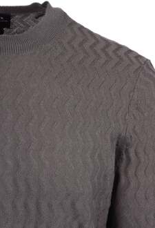 Armani Exchange Crew Neck Knitwear Grey - maat Grijs