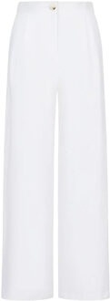 Armani Exchange Dames/Dames Effen Broek (Wit) - EU 36 / UK 8