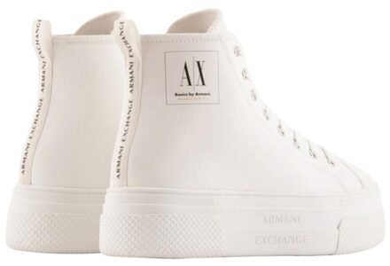 Armani Exchange Dames/Dames Platform Trainers (Gebroken wit)