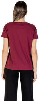 Armani Exchange Dames T-Shirt - maat XS Wijnrood