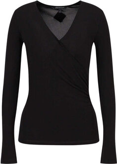 Armani Exchange Dames Wikkeltrui (Zwart)