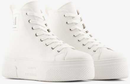 Armani Exchange Damestrainers van Armani Exchange in Off White Gebroken wit